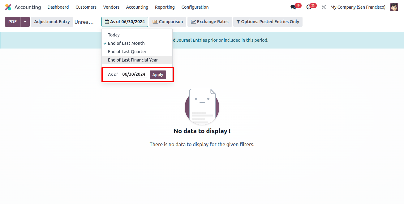 Fileter Based on Date Range the Unrealized Currency