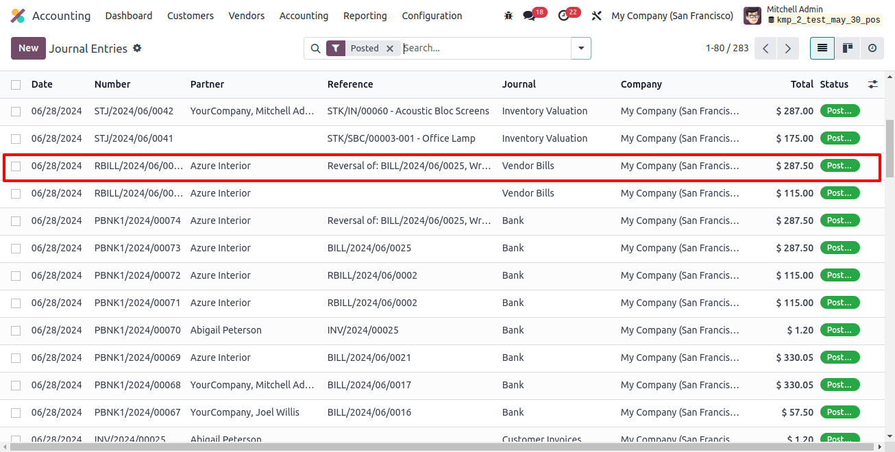 Generate Credit Note