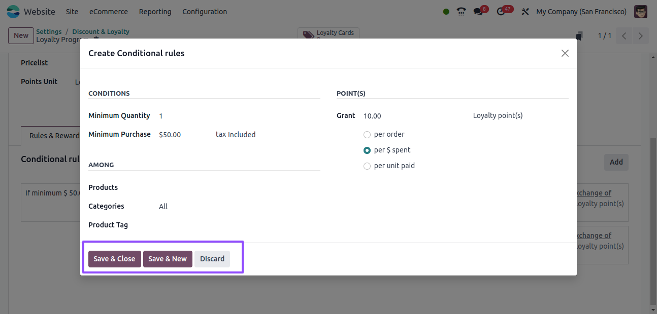 Create Conditional Rules