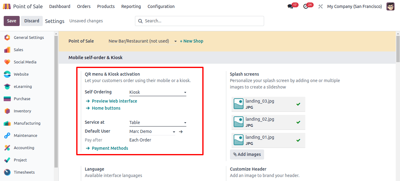 Configure Kiosk Mode