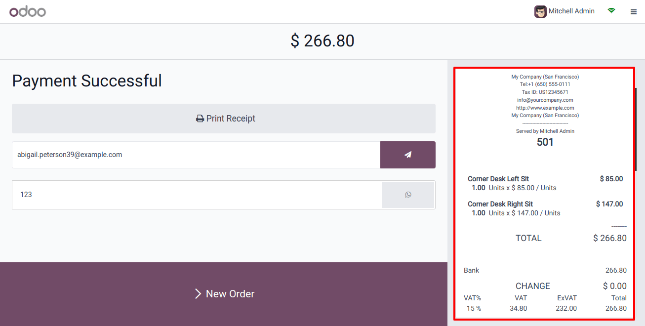 Validating the Invoice