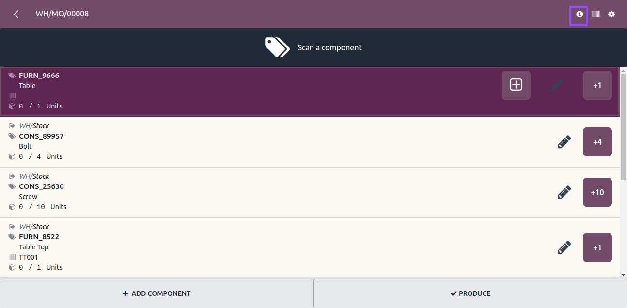 Options in Odoo