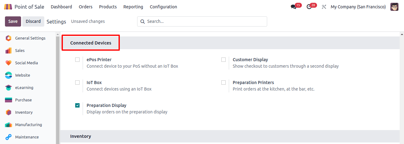 POS Connected Devices