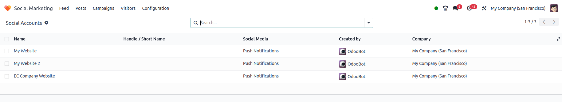 Manage Your Social Accounts