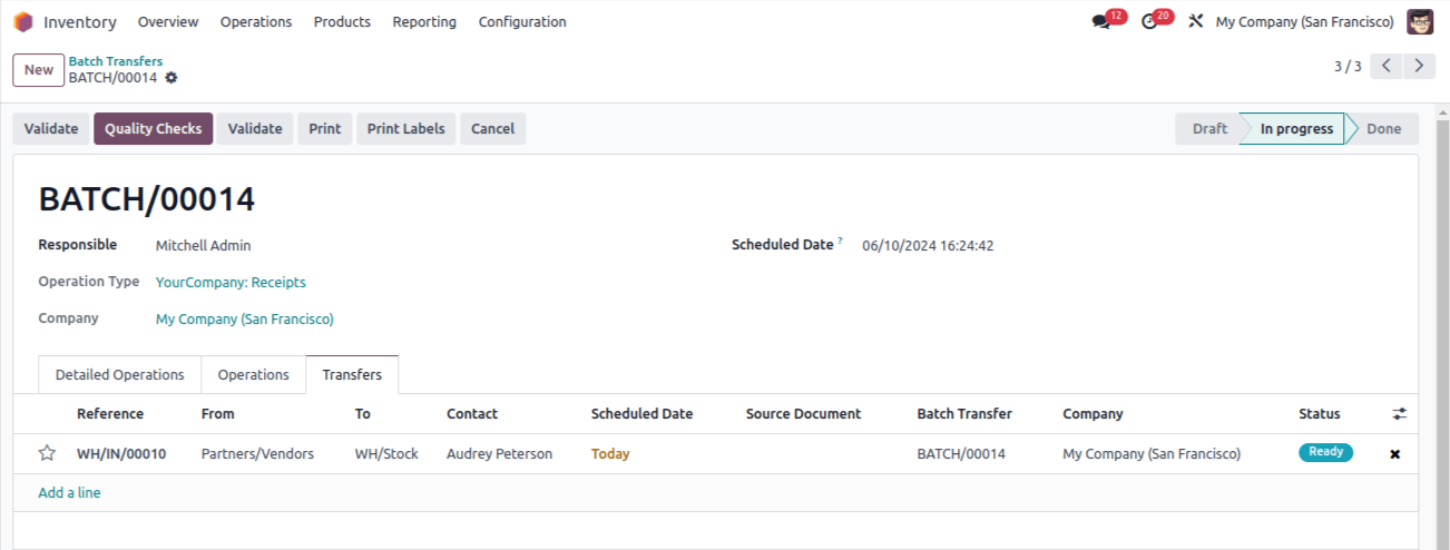 Batch Transfer