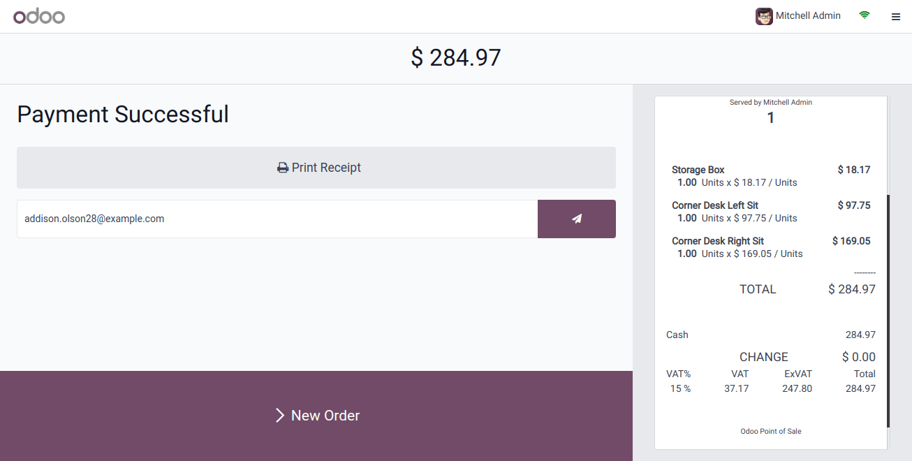 POS Print Receipt