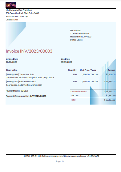 Invoice Preview