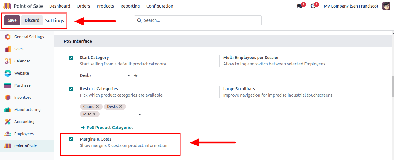 POS Margin and Costs