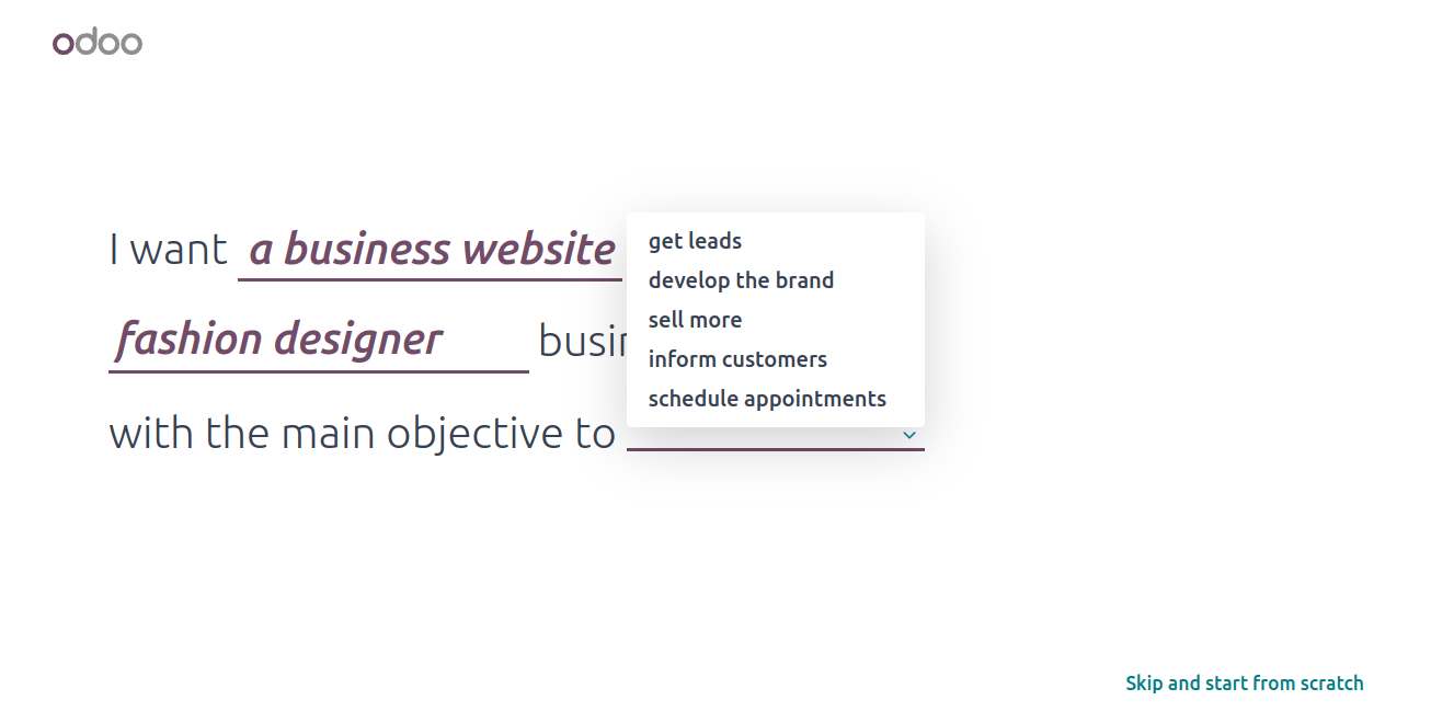 Customize Website