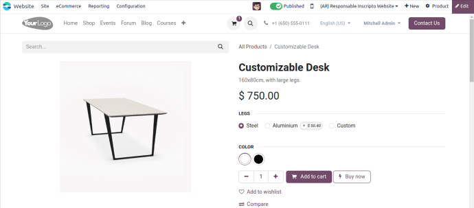 Customizable Desk (Product)