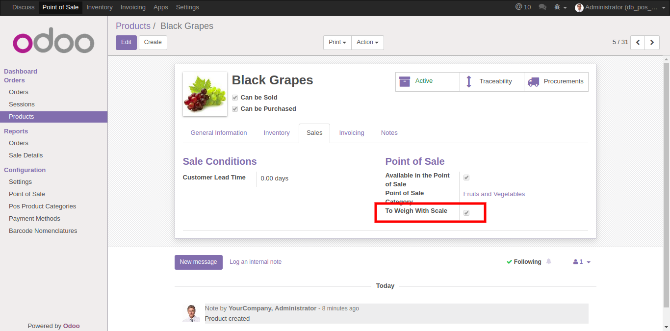 Product Configuration In Odoo