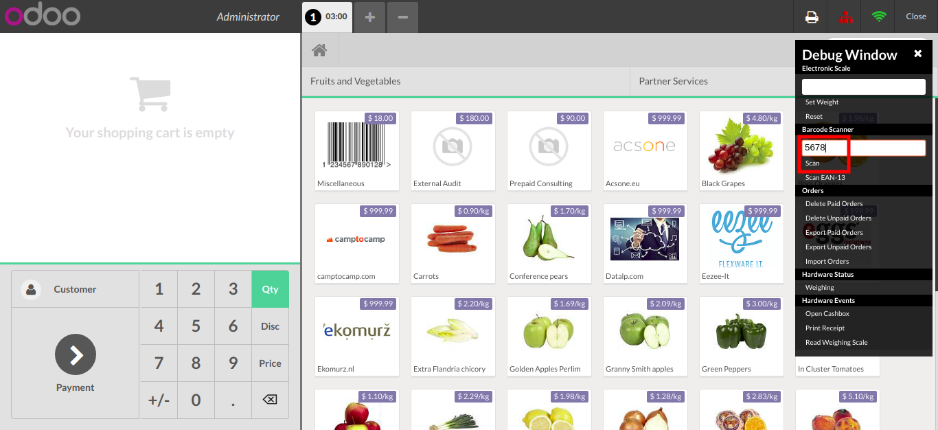 Scan Product With Barcode In Odoo