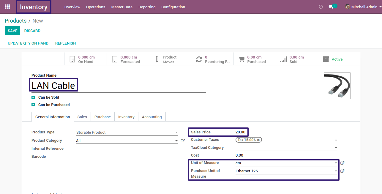 UOM In Odoo Products 