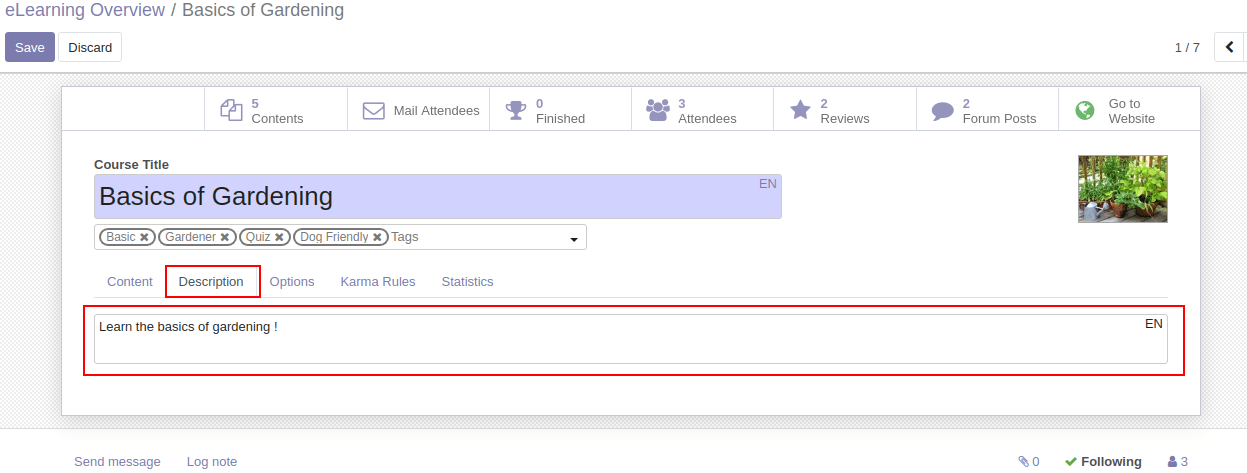 Create Course In Odoo E-Learning 