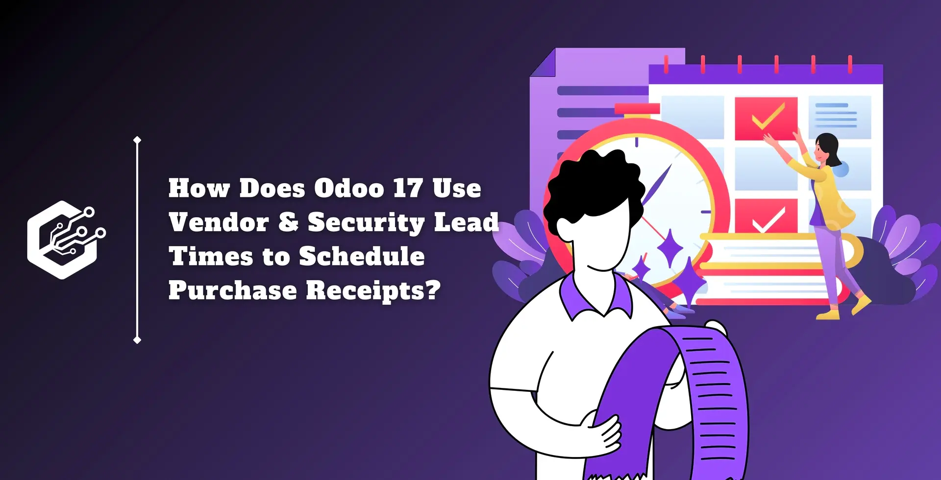 How Does Odoo 17 Use Vendor & Security Lead Times to Schedule Purchase Receipts?