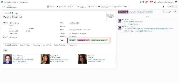 Widget : many2many_tags Widget : many2many_tags