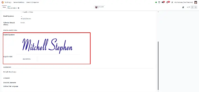 Widget : signature Widget : signature