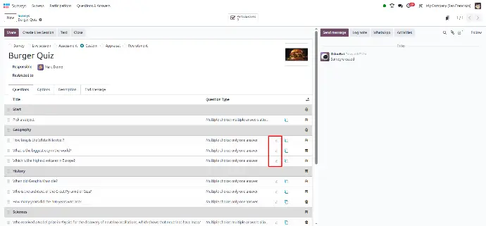 Widget : survey_question_trigger Widget : survey_question_trigger