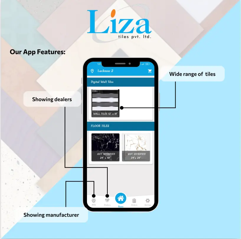Liza Tiles App Features