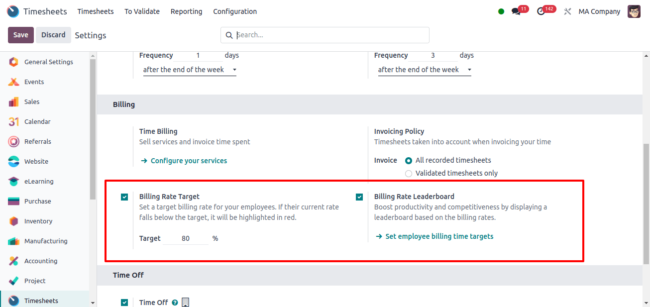 Billing Rate Target and Billing Rate Leaderboard