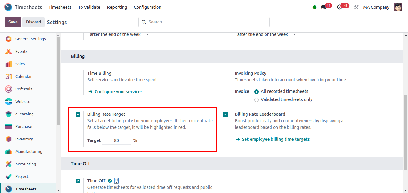 Billing Rate Target